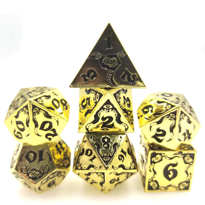 Devil's Eye - metal multifaceted dice set TRPG COC