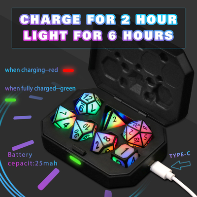 Ultra Long Standby LED Zestaw kostek Dragon And Dungeon