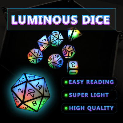 Ultra Long Standby LED Zestaw kostek Dragon And Dungeon