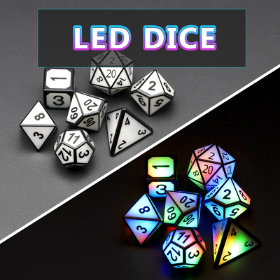Ultra Long Standby LED Zestaw kostek Dragon And Dungeon
