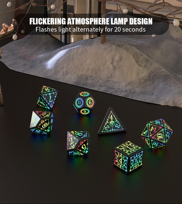 Świąteczne elementy LED zestaw kości Dragon And Dungeon