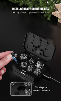 Świąteczne elementy LED zestaw kości Dragon And Dungeon
