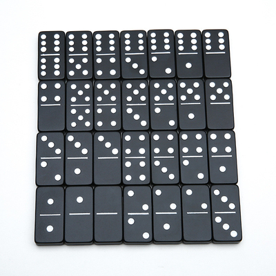 Podwójne 6 6 metalowe domino z 28 gigantycznymi aluminium stopem domino bloków laserem drukowane gra na pulpicie ✅Pai Jiu ✅