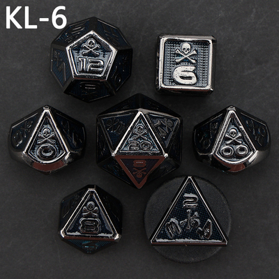 7 kostki kostki, gra planszowa DND w kolorach cyfrowych, Dragon and Dungeon