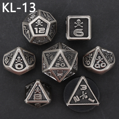 7 kostki kostki, gra planszowa DND w kolorach cyfrowych, Dragon and Dungeon