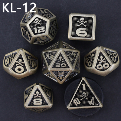 7 kostki kostki, gra planszowa DND w kolorach cyfrowych, Dragon and Dungeon