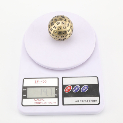 Kolorowy Solid 100D Metal Dice Set Dungeon and Dragon DND # RPG # COC