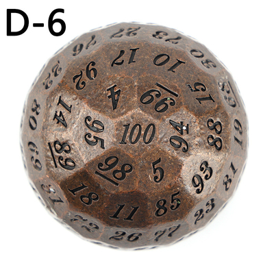 Kolorowy Solid 100D Metal Dice Set Dungeon and Dragon DND # RPG # COC
