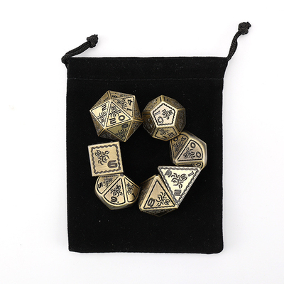 Elektroplacowany Vintage Kolorowy Octopus Metal Dnd Dice Set Dragon i Dragon Szkodownicza Gra Kości