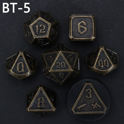Niestandardowe metałowe i plastikowe kostki D20 gra D &amp; D wielościana DND kostki RPG kostki