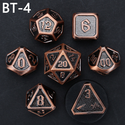 Niestandardowe metałowe i plastikowe kostki D20 gra D &amp; D wielościana DND kostki RPG kostki