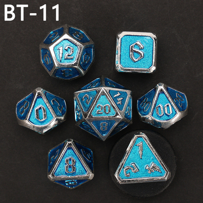 Niestandardowe metałowe i plastikowe kostki D20 gra D &amp; D wielościana DND kostki RPG kostki