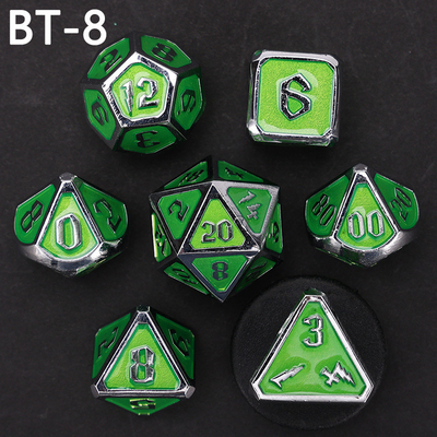 Niestandardowe metałowe i plastikowe kostki D20 gra D &amp; D wielościana DND kostki RPG kostki