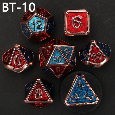 Niestandardowe metałowe i plastikowe kostki D20 gra D &amp; D wielościana DND kostki RPG kostki