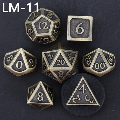 Niestandardowy metalowy kostki D20 gra D &amp; D wielościana DND kostki zestaw RPG kostki