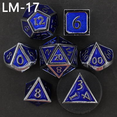 Niestandardowy metalowy kostki D20 gra D &amp; D wielościana DND kostki zestaw RPG kostki