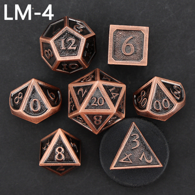 Niestandardowy metalowy kostki D20 gra D &amp; D wielościana DND kostki zestaw RPG kostki