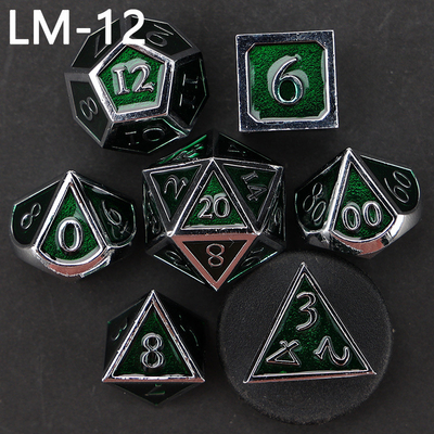 Niestandardowy metalowy kostki D20 gra D &amp; D wielościana DND kostki zestaw RPG kostki