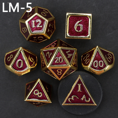 Niestandardowy metalowy kostki D20 gra D &amp; D wielościana DND kostki zestaw RPG kostki