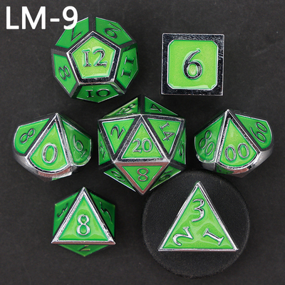Niestandardowy metalowy kostki D20 gra D &amp; D wielościana DND kostki zestaw RPG kostki