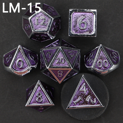 Niestandardowy metalowy kostki D20 gra D &amp; D wielościana DND kostki zestaw RPG kostki