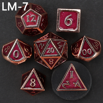 Niestandardowy metalowy kostki D20 gra D &amp; D wielościana DND kostki zestaw RPG kostki