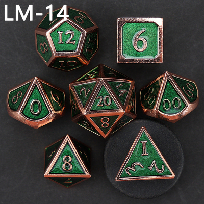 Niestandardowy metalowy kostki D20 gra D &amp; D wielościana DND kostki zestaw RPG kostki