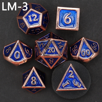Niestandardowy metalowy kostki D20 gra D &amp; D wielościana DND kostki zestaw RPG kostki