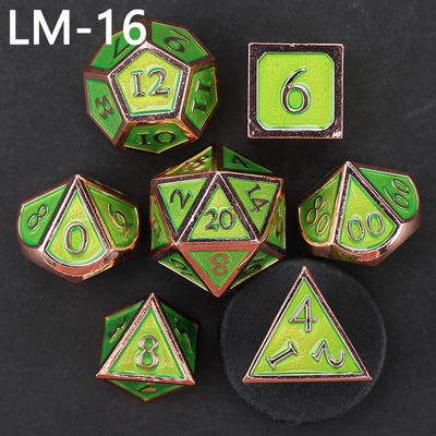 Niestandardowy metalowy kostki D20 gra D &amp; D wielościana DND kostki zestaw RPG kostki
