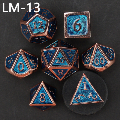 Niestandardowy metalowy kostki D20 gra D &amp; D wielościana DND kostki zestaw RPG kostki