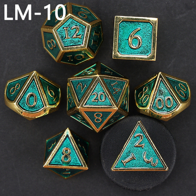 Niestandardowy metalowy kostki D20 gra D &amp; D wielościana DND kostki zestaw RPG kostki