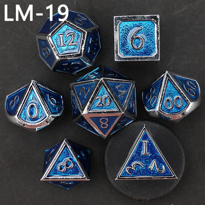 Niestandardowy metalowy kostki D20 gra D &amp; D wielościana DND kostki zestaw RPG kostki