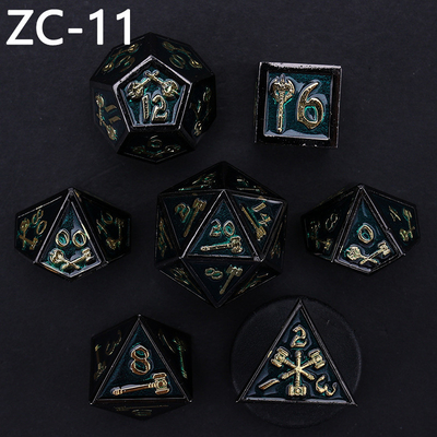 Dostosowywalny zestaw kości wielościennych gra w gry kości RPG Dungeon and Dragon zestaw kości gra planszowa