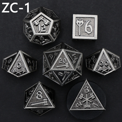 Dostosowywalny zestaw kości wielościennych gra w gry kości RPG Dungeon and Dragon zestaw kości gra planszowa