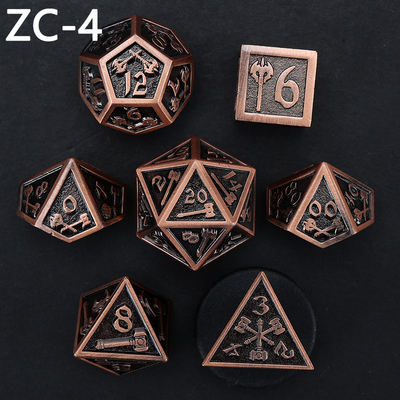 Dostosowywalny zestaw kości wielościennych gra w gry kości RPG Dungeon and Dragon zestaw kości gra planszowa