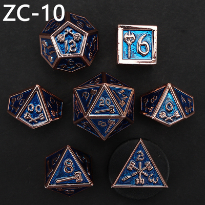 Dostosowywalny zestaw kości wielościennych gra w gry kości RPG Dungeon and Dragon zestaw kości gra planszowa