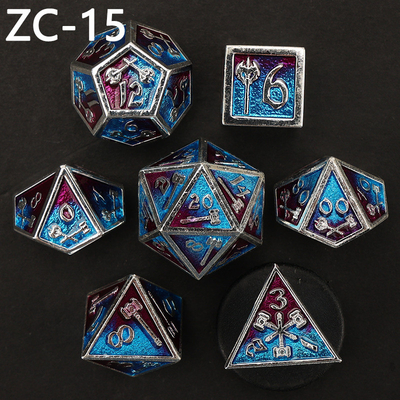 Dostosowywalny zestaw kości wielościennych gra w gry kości RPG Dungeon and Dragon zestaw kości gra planszowa