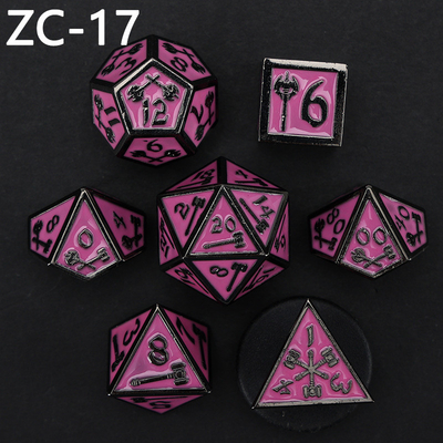Dostosowywalny zestaw kości wielościennych gra w gry kości RPG Dungeon and Dragon zestaw kości gra planszowa