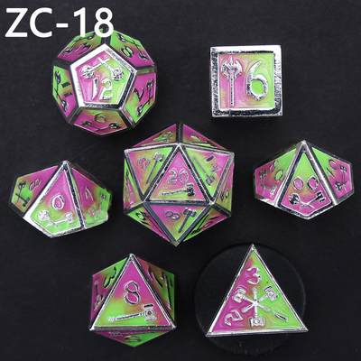 Dostosowywalny zestaw kości wielościennych gra w gry kości RPG Dungeon and Dragon zestaw kości gra planszowa