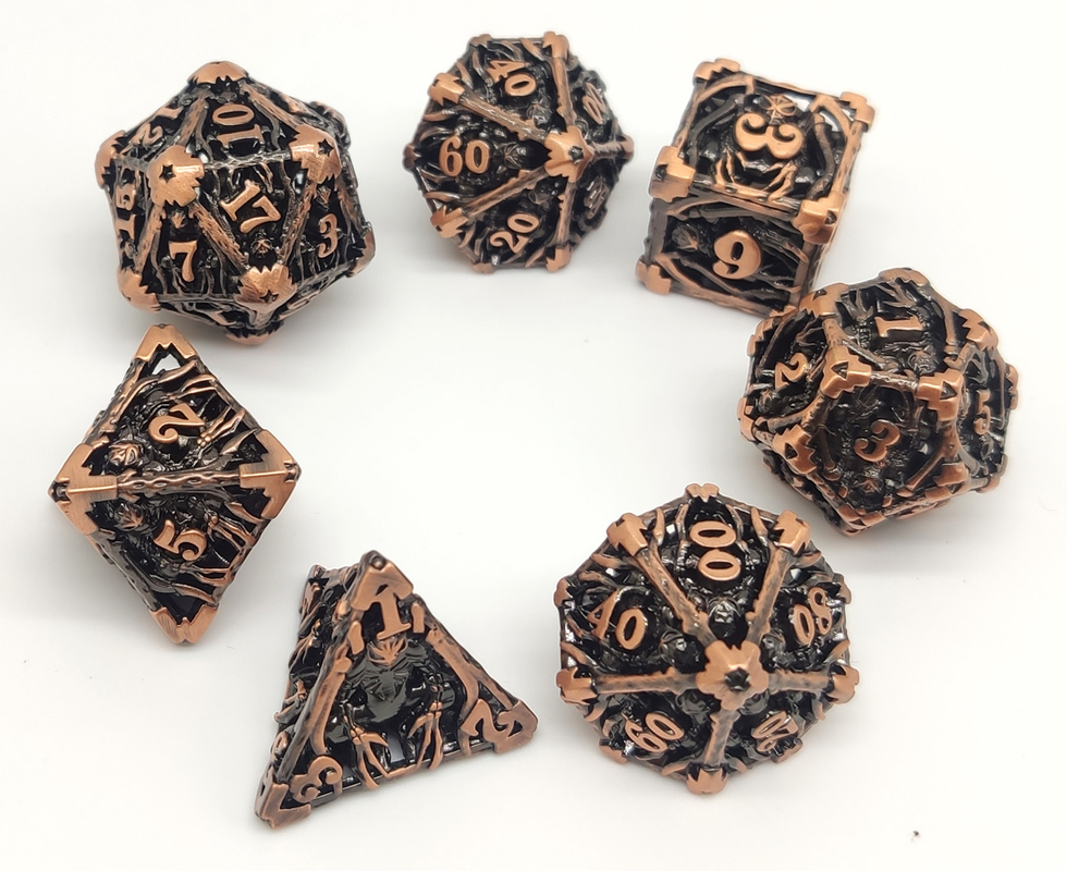 Schludne ostre krawędzie Mini RPG Dice DND ręcznie rzeźbione trwałe dla Savage World