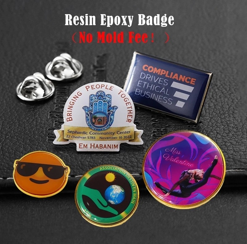 Złota odznaka metalowa 2,5 cm 2,8 cm 3 cm metalowa broszka
