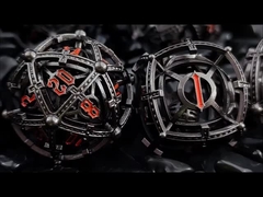 Dźwiękowe koraliki, puste kości metalowe, DND, smok i lochy, COC.