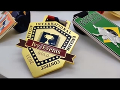 Maraton metalowy medal może być dostosowany do wolnego projektu